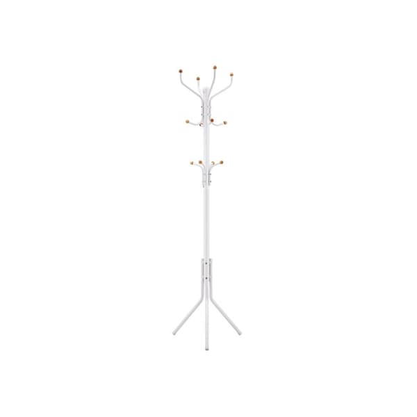 Frakke rack - robust - metal - 182 cm - hvid