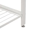 Miniatyrbillede 6 af 7: Frakke rack - sko rack med bænk - industriel - hvid/naturel
