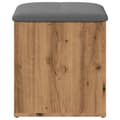 Miniatyrbilde 4 av 11: vidaXL Oppbevaringsbenk artisan eik 42x42x45 cm konstruert tre