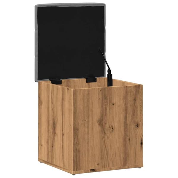 vidaXL Oppbevaringsbenk artisan eik 42x42x45 cm konstruert tre