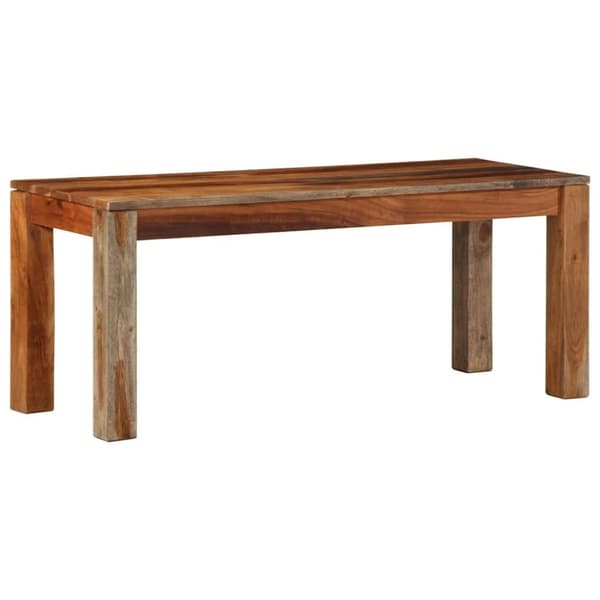 vidaXL Penkki 110 cm massiivipuu akaasia