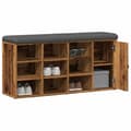 Miniatyrbilde 4 av 11: vidaXL Skobenk gammelt tre 102x32x50 cm konstruert tre