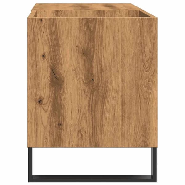 vidaXL Plateskap artisan eik 84,5x38x48 cm konstruert tre