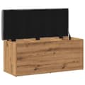 Miniatyrbilde 7 av 11: vidaXL Oppbevaringsbenk artisan eik 102x42x45 cm konstruert tre