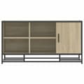 Pikkukuva 5 / 11: vidaXL Kenkäpenkki sonoma tammi 100x40x53,5 cm suunniteltu puu metalli