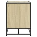 Pikkukuva 8 / 11: vidaXL Kenkäpenkki sonoma tammi 100x40x53,5 cm suunniteltu puu metalli