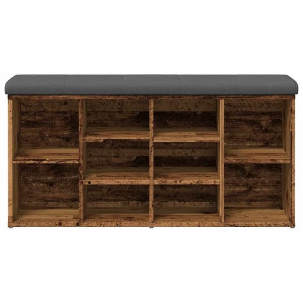 vidaXL Skobenk gammelt tre 102x32x50 cm konstruert tre