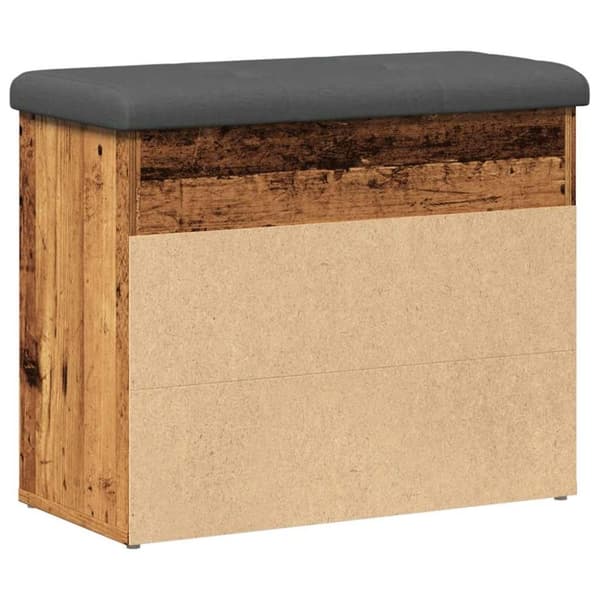 vidaXL Skobenk gammelt tre 62x32x50 cm konstruert tre