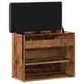 Miniatyrbilde 8 av 11: vidaXL Skobenk gammelt tre 62x32x50 cm konstruert tre