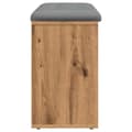 Miniatyrbilde 6 av 11: vidaXL Skohylle artisan eik 102x32x50 cm konstruert tre