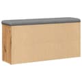 Miniatyrbilde 7 av 11: vidaXL Skohylle artisan eik 102x32x50 cm konstruert tre