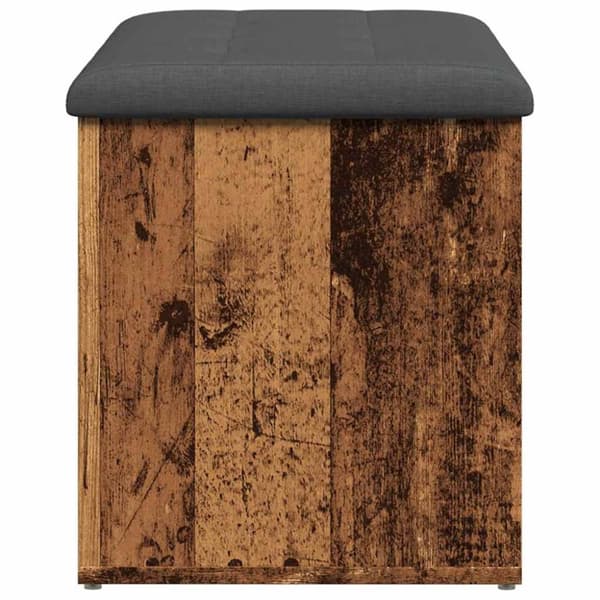 vidaXL Oppbevaringsbenk gammelt tre 82x42x45 cm konstruert tre