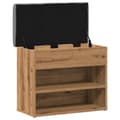 Miniatyrbilde 8 av 11: vidaXL Skohylle artisan eik 62x32x50 cm konstruert tre