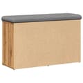 Miniatyrbilde 7 av 11: vidaXL Skohylle artisan eik 82x32x50 cm konstruert tre