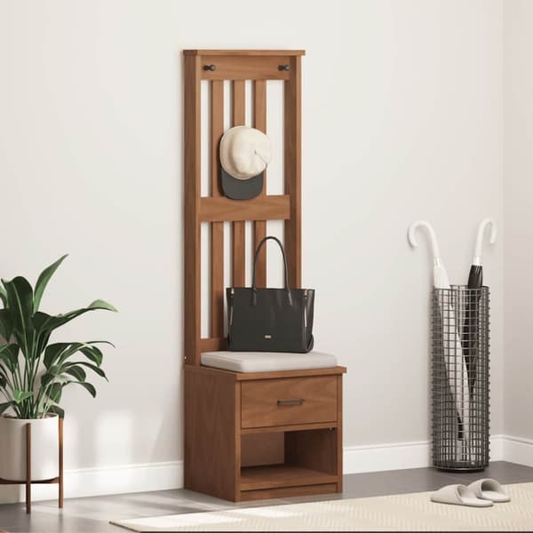 vidaXL Halltre SANDENS 45x40x159,5 cm heltre furu