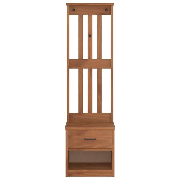 vidaXL Halltre SANDENS 45x40x159,5 cm heltre furu