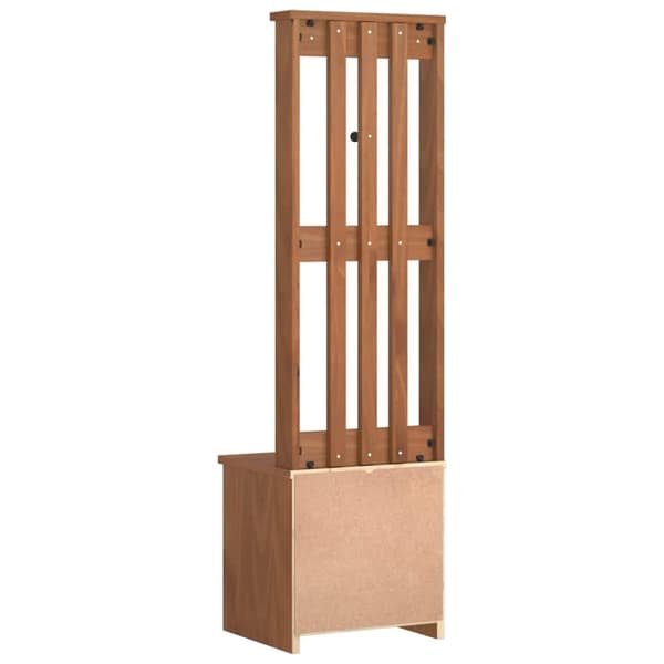 vidaXL Halltre SANDENS 45x40x159,5 cm heltre furu