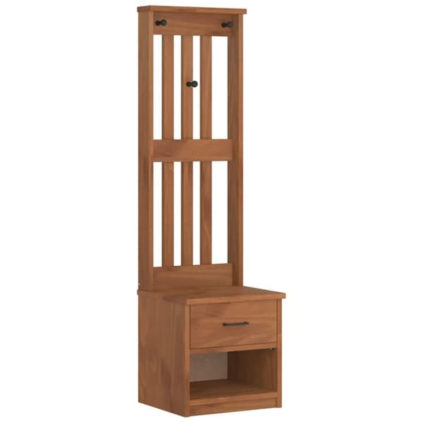 vidaXL Halltre SANDENS 45x40x159,5 cm heltre furu