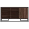 Pikkukuva 5 / 11: vidaXL Kenkäpenkki ruskea tammi 100x40x53,5 cm tekninen puu ja metalli