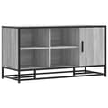 Miniatyrbilde 3 av 11: vidaXL Skobenk grå sonoma 100x40x53,5 cm konstruert tre og metall