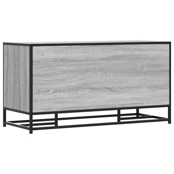vidaXL Skobenk grå sonoma 100x40x53,5 cm konstruert tre og metall
