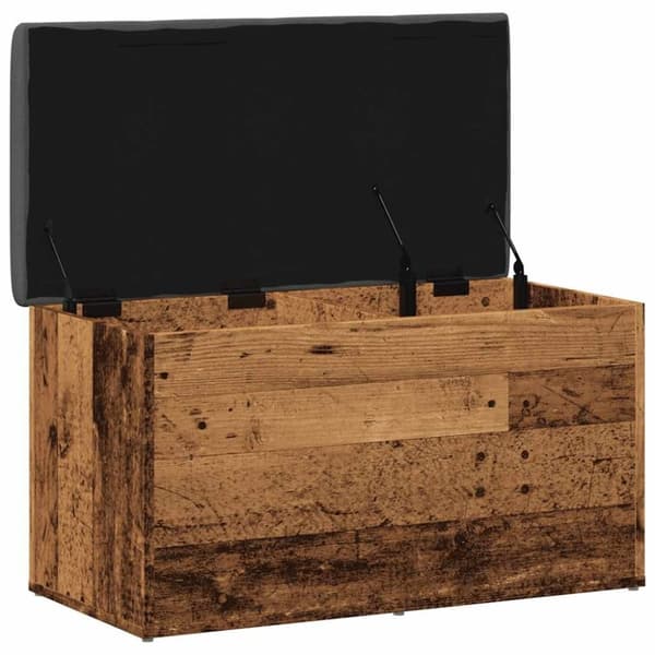 vidaXL Säilytyspenkki vanhaa puuta 82x42x45 cm lastulevy