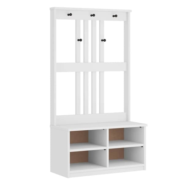 vidaXL Halltre SANDENS 87x40x159,5 cm heltre furu