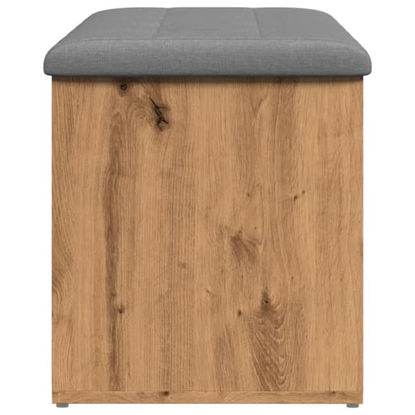 vidaXL opbevaringsbænk 102x42x45 cm konstrueret træ kunsteg