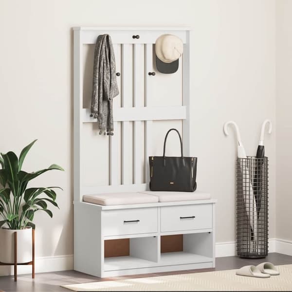 vidaXL Halltre SANDENS 87x40x159,5 cm heltre furu