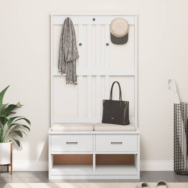 vidaXL Halltre SANDENS 87x40x159,5 cm heltre furu
