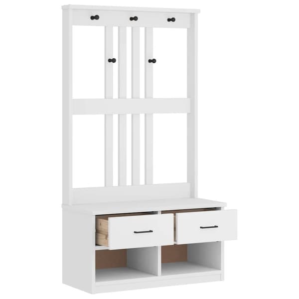 vidaXL Halltre SANDENS 87x40x159,5 cm heltre furu