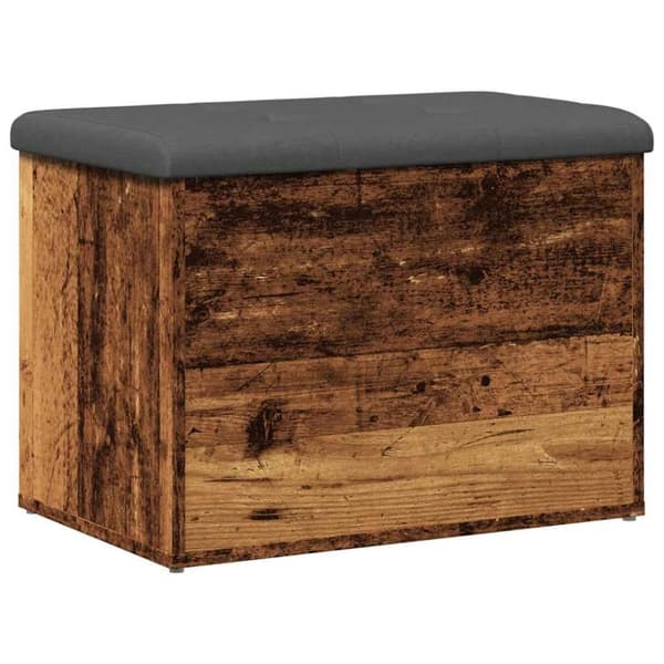 vidaXL Säilytyspenkki vanhaa puuta 62x42x45 cm lastulevy