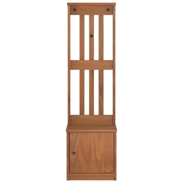 vidaXL Hallin puu SANDENS 45x40x159,5 cm täysi mänty