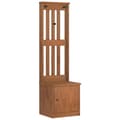 Pikkukuva 1 / 11: vidaXL Hallin puu SANDENS 45x40x159,5 cm täysi mänty
