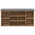 Pikkukuva 5 / 11: vidaXL kenkäpenkki Artisan Oak 102x32x50 cm Engineered Wood