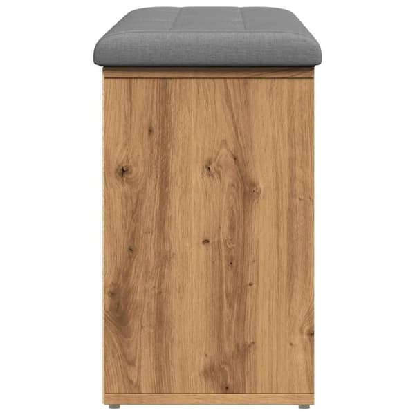 vidaXL kenkäpenkki Artisan Oak 102x32x50 cm Engineered Wood