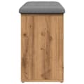 Pikkukuva 6 / 11: vidaXL kenkäpenkki Artisan Oak 102x32x50 cm Engineered Wood