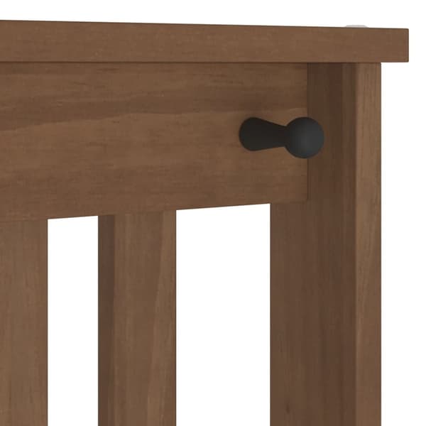vidaXL Hall træ SANDENS 45x40x159,5 cm massivt fyrretræ
