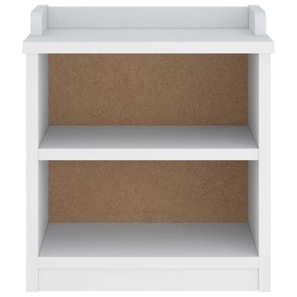 vidaXL Gangbenk SANDNES hvit 45x40x50 cm heltre furu