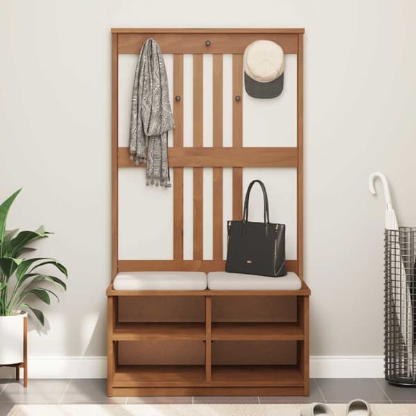 vidaXL Halltre SANDENS 87x40x159,5 cm heltre furu