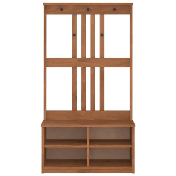 vidaXL Halltre SANDENS 87x40x159,5 cm heltre furu