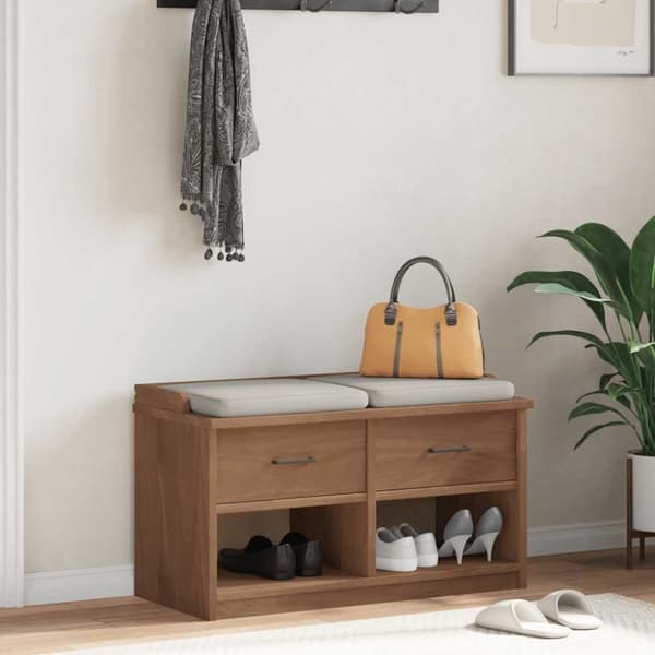 vidaXL Gangbenk SANDNES 87x40x50 cm heltre furu