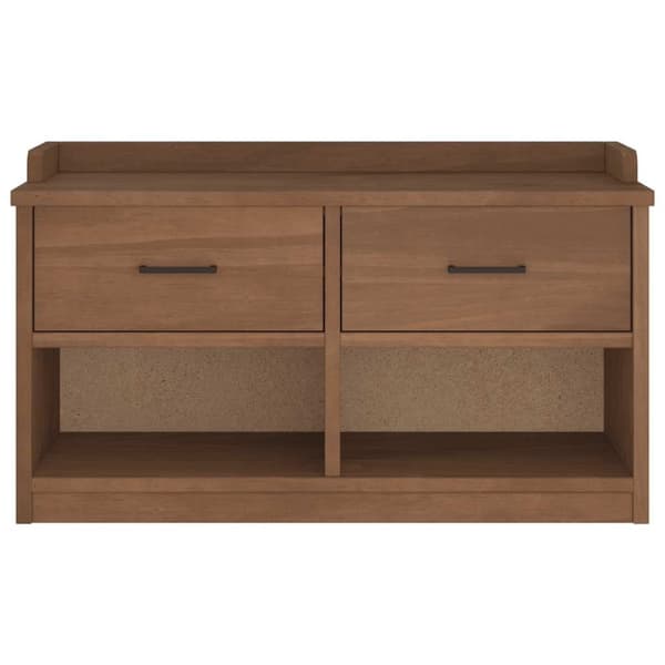 vidaXL Gangbenk SANDNES 87x40x50 cm heltre furu