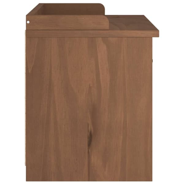 vidaXL Gangbenk SANDNES 87x40x50 cm heltre furu