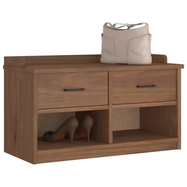 vidaXL Gangbenk SANDNES 87x40x50 cm heltre furu