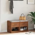 Pikkukuva 4 / 11: vidaXL Eteisen penkki SANDNES 87x40x50 cm täysi mänty