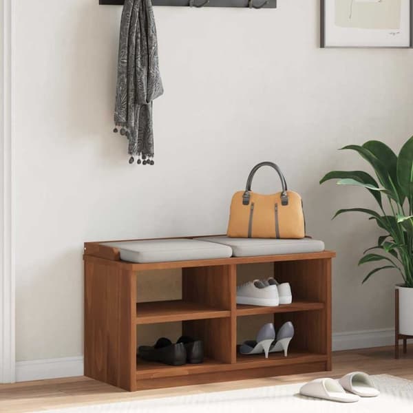 vidaXL Gangbenk SANDNES 87x40x50 cm heltre furu