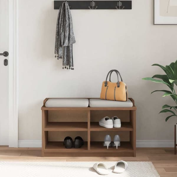 vidaXL Gangbenk SANDNES 87x40x50 cm heltre furu