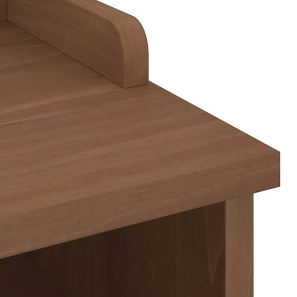 vidaXL Gangbenk SANDNES 87x40x50 cm heltre furu