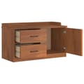 Miniatyrbillede 8 af 11: vidaXL entrébænk SANDNES 87x40x50 cm massivt fyrretræ